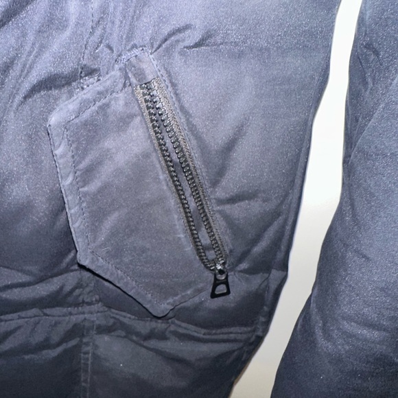 Rudsak Blue Parka size Medium with Fur and Leather - Picture 13 of 13